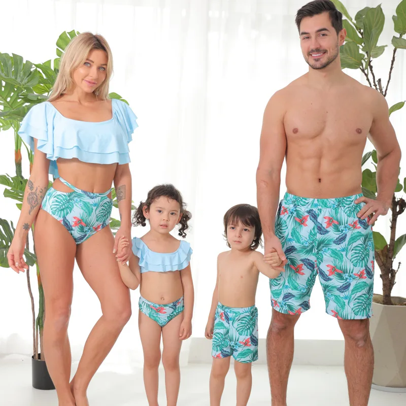 Ircomll 2021 Summer Fashion Newest Family Matching Swimsuit Mother Daughter Bathing Suit Father Son Swimwear
Ircomll 2021 Summer Fashion Newest Family Matching Swimsuit Mother Daughter Bathing Suit Father Son Swimwear
