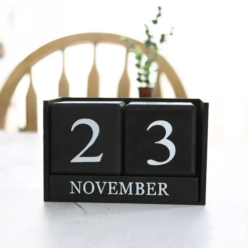 Hand-painting Wood Table Calendar DIY Wood Block Art Crafts Perpetual Desk Month Date Calendar Home Bedroom Office Decor
Hand-painting Wood Table Calendar DIY Wood Block Art Crafts Perpetual Desk Month Date Calendar Home Bedroom Office Decor