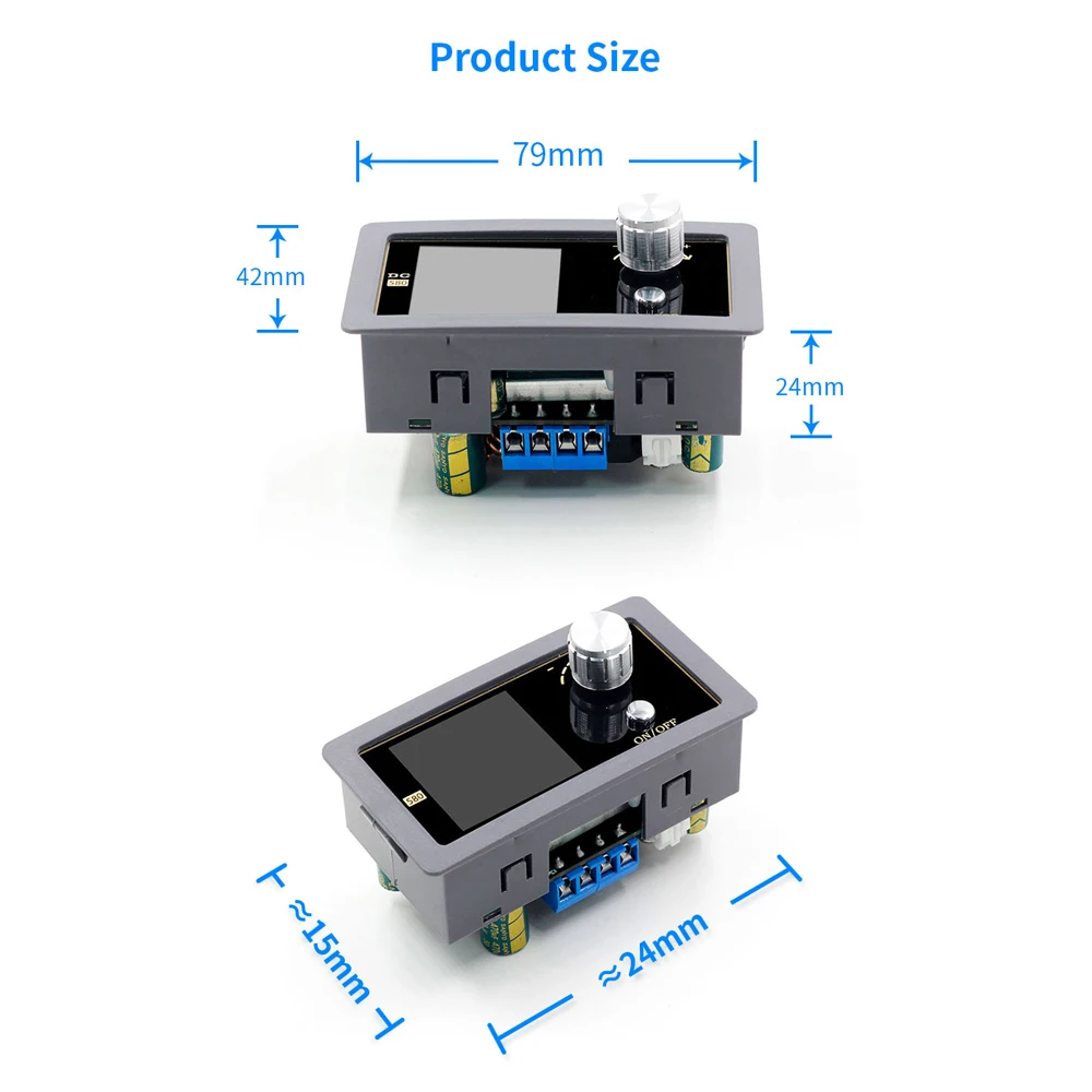 DC DC Buck Converter CC Power Module 0.6-30V 5A Adjustable Regulated Power Supply Voltmeter Ammeter CNC Color Screen 80W
DC DC Buck Converter CC Power Module 0.6-30V 5A Adjustable Regulated Power Supply Voltmeter Ammeter CNC Color Screen 80W