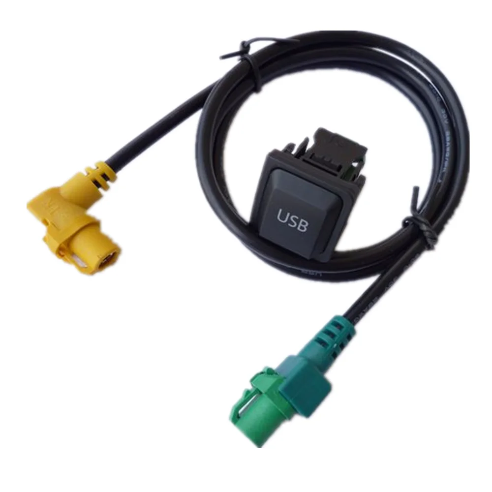 USB аудио переключатель кабельный жгут RCD510 RNS315 для Volkswagen Golf MK6 Passat Polo | Автомобили и