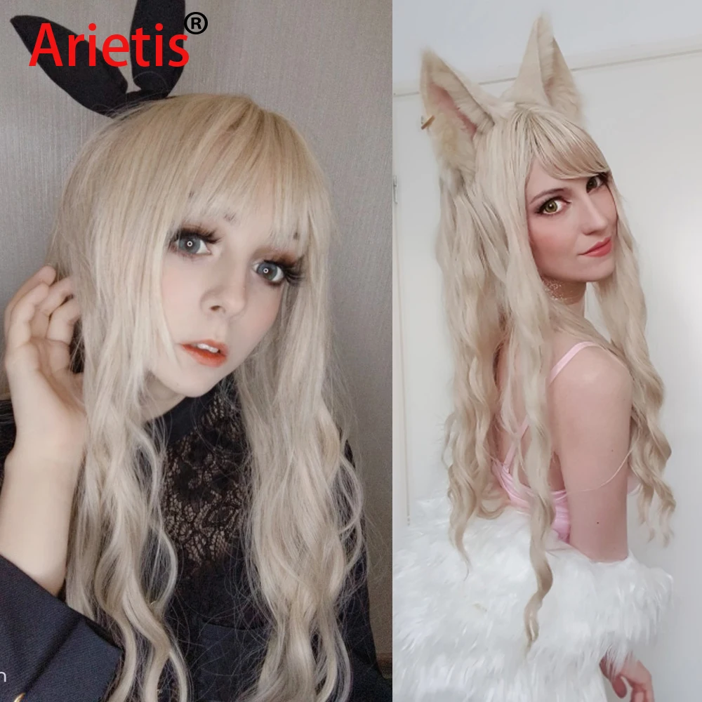 Arietis Mongolian Body Wave 613 Blonde Color 150 Density 12"-28" Full Machine Made Wig With Bang Remy Human Hair For White Women
Arietis Mongolian Body Wave 613 Blonde Color 150 Density 12"-28" Full Machine Made Wig With Bang Remy Human Hair For White Women