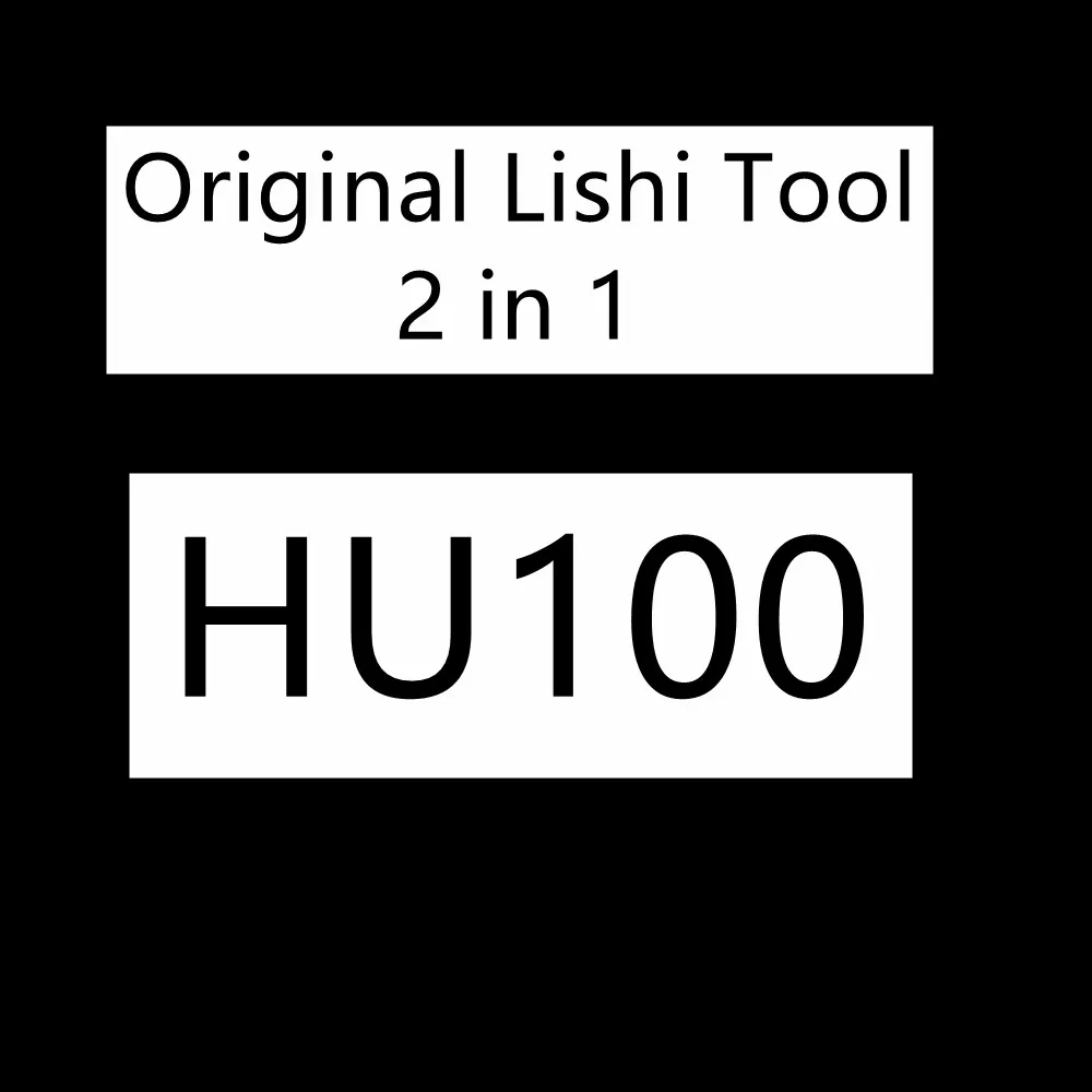 

Original Lishi 2 in 1 HU100 Car Key Reader Tools Locksmith Tool works with Condor XC-Mini Plus Dolphin XP005 All Key Lost Tool