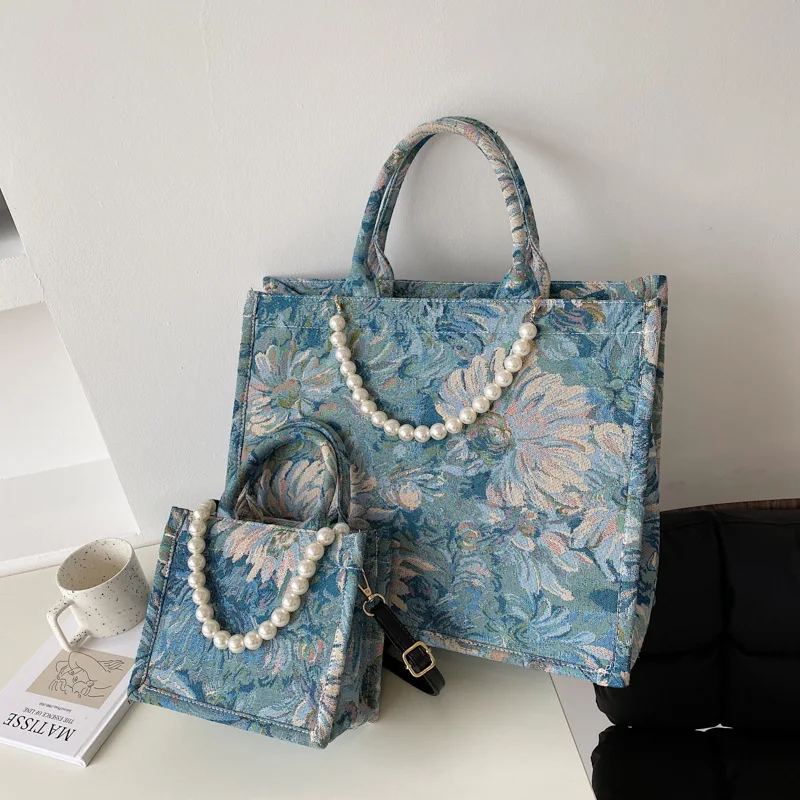 Ladies Fashion Plaid Printed Canvas Tote Handbag Large Capacity Leisure Shopping Travel Beach Shoulder Bag For Women
Ladies Fashion Plaid Printed Canvas Tote Handbag Large Capacity Leisure Shopping Travel Beach Shoulder Bag For Women