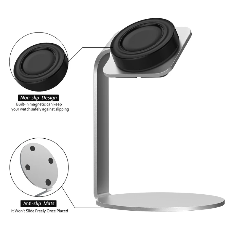 Aluminum Alloy Desktop Stand Charger With Smart Bracelet Replacement Charging Cable For Sam-sung Galaxy-Watch 3 Active
Aluminum Alloy Desktop Stand Charger With Smart Bracelet Replacement Charging Cable For Sam-sung Galaxy-Watch 3 Active
