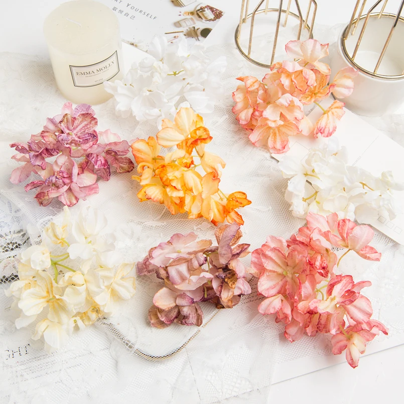 5PCS Silk Hydrangea Wedding Decorative Christmas Wreaths Bridal Accessories Clearance Home Garden Decoration Artificial Flowers
5PCS Silk Hydrangea Wedding Decorative Christmas Wreaths Bridal Accessories Clearance Home Garden Decoration Artificial Flowers