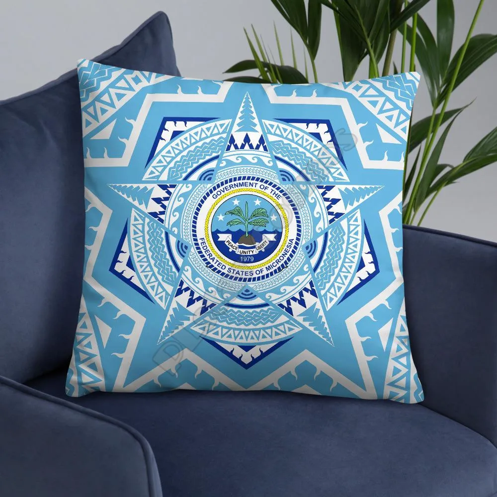 

Federated States of Micronesia Pillow Mandala Star Patterns Pillowcases Throw Pillow Cover Home Decoration