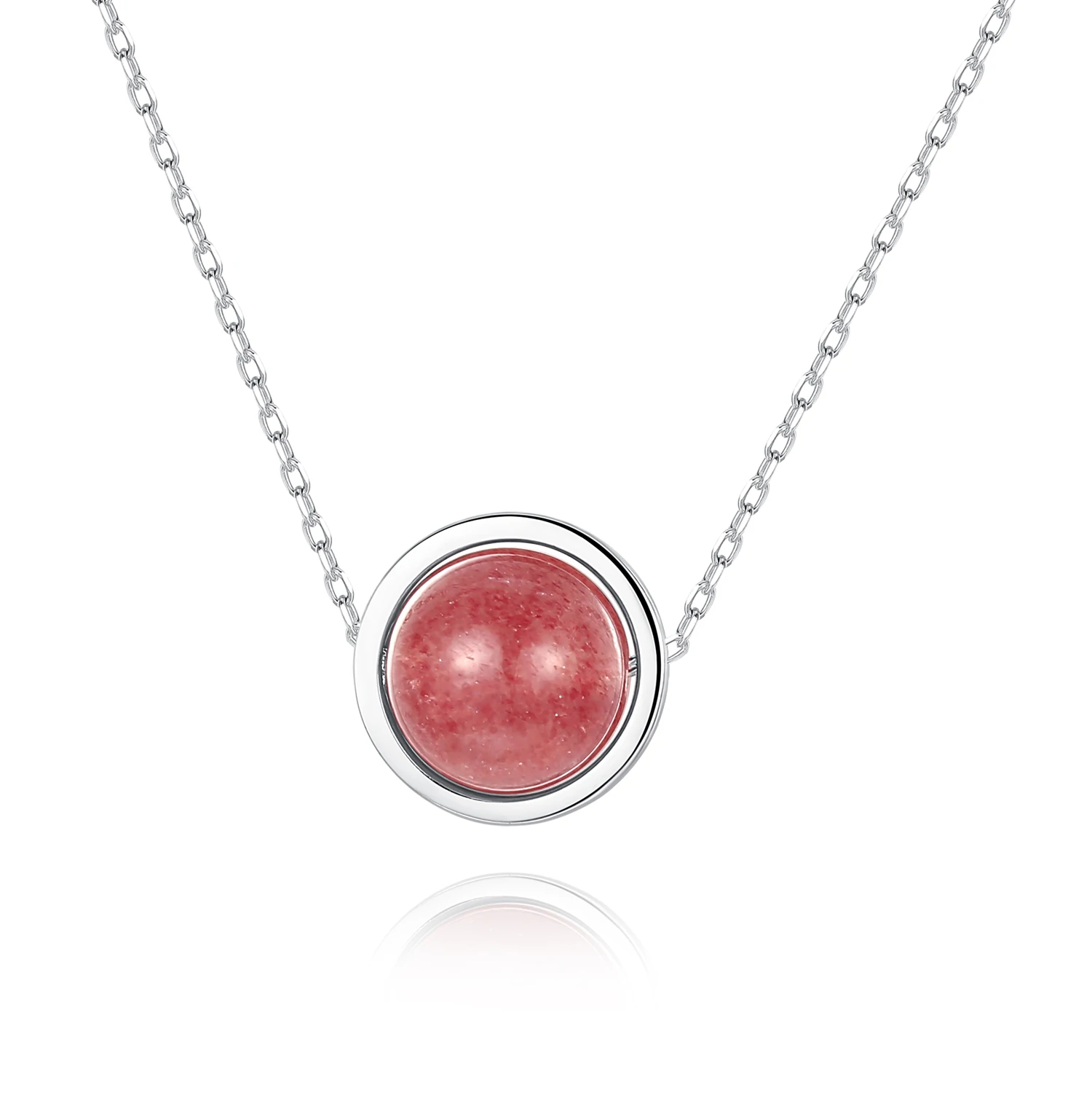 Silver Jewelry 100% 925 Sterling Silver Jewelry Necklace With Strawberry Quartz Stone
Silver Jewelry 100% 925 Sterling Silver Jewelry Necklace With Strawberry Quartz Stone