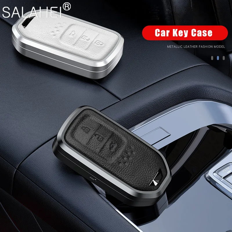 Aluminum Alloy Leather Trendy Car Key Case Cover For Honda STEPWGN Odyssey Freed Elysion MPV Civic Accord Fit Hrv Crv Jazz City
Aluminum Alloy Leather Trendy Car Key Case Cover For Honda STEPWGN Odyssey Freed Elysion MPV Civic Accord Fit Hrv Crv Jazz City