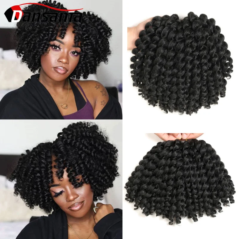 DANSAMA Jamaican прыгание крючком волосы 8 дюймов Омбре прыгающая палочка завитки синтетические плетеные кудрявые крючком плетеные удлинители вол...
DANSAMA Jamaican прыгание крючком волосы 8 дюймов Омбре прыгающая палочка завитки синтетические плетеные кудрявые крючком плетеные удлинители вол...