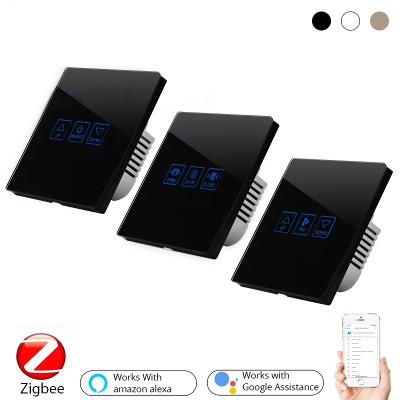 ZigBee 3.0 Smart Wall Touch Switch EU/UK Dimmer/Fan/Curtain Switch Tuya/smart life APP Work With Alexa Google Home EU/UK
ZigBee 3.0 Smart Wall Touch Switch EU/UK Dimmer/Fan/Curtain Switch Tuya/smart life APP Work With Alexa Google Home EU/UK