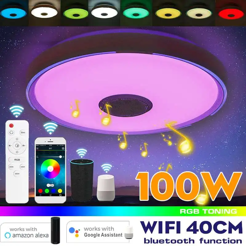 Музыкальная потолочная лампа 100 Вт 110-245 В, потолочная лампа с Wi-Fi, bluetooth, умная потолочная лампа, RGB Потолочная Лампа, лампы для спальни с диста...
Музыкальная потолочная лампа 100 Вт 110-245 В, потолочная лампа с Wi-Fi, bluetooth, умная потолочная лампа, RGB Потолочная Лампа, лампы для спальни с диста...