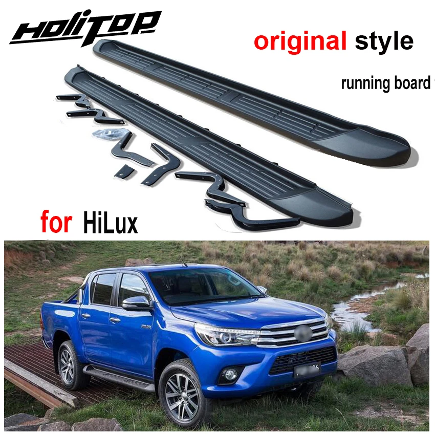 Подножка nerf Педальный боковой поднос для Toyota HiLux REVO 2016 2020 поставка с завода ISO9001