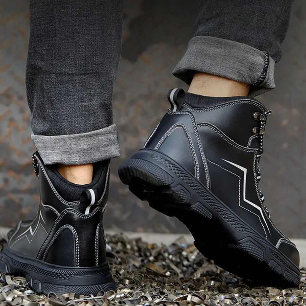 Steel Toe Boots for Men Work Safety Shoes Steel Toe Indestructible Shoes Puncture Proof Waterproof-B5
Steel Toe Boots for Men Work Safety Shoes Steel Toe Indestructible Shoes Puncture Proof Waterproof-B5