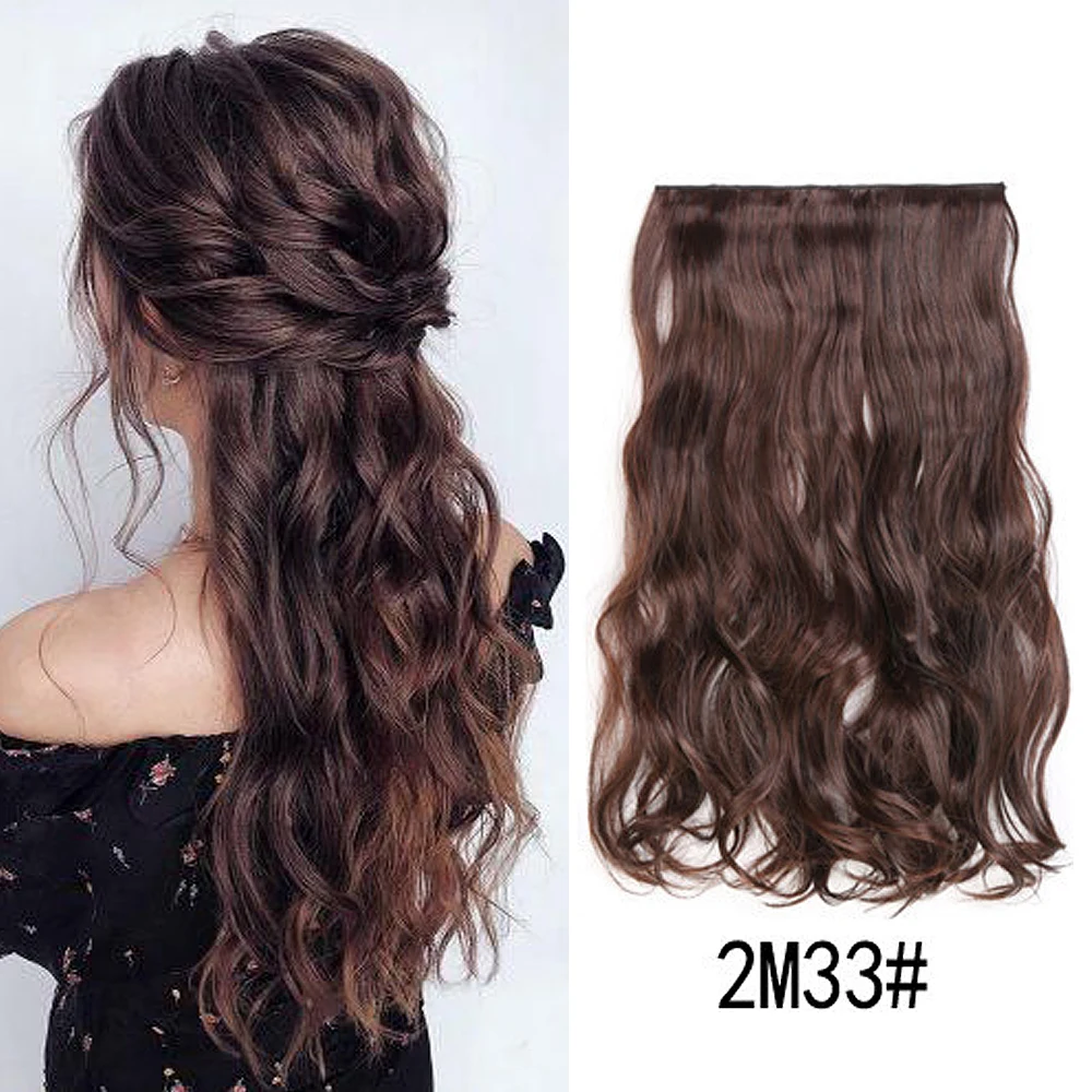 24Inch Wavy Clip in one Piece Synthetic Hair Extension Synthetic Clip Extension Heat Resistant Fiber 5 Clips Hairpiece For Women
24Inch Wavy Clip in one Piece Synthetic Hair Extension Synthetic Clip Extension Heat Resistant Fiber 5 Clips Hairpiece For Women