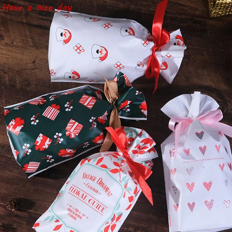 10pcs/lot 14.5*7cm+6cm Plastic Candy Cookie Gift Bag Drawstring Bow Pouch Wedding Birthday Party Christmas Cookies Packaging
10pcs/lot 14.5*7cm+6cm Plastic Candy Cookie Gift Bag Drawstring Bow Pouch Wedding Birthday Party Christmas Cookies Packaging