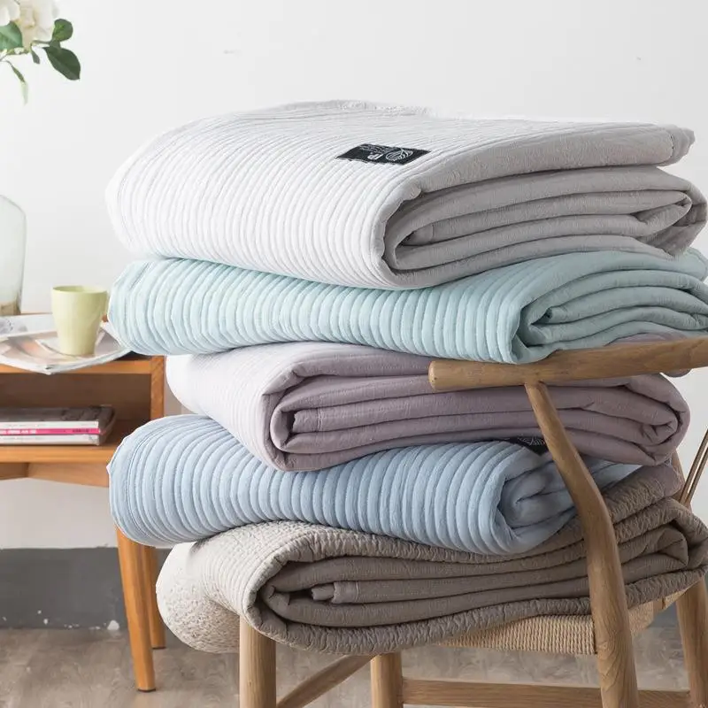 45 1piece Quilt Pure Color Macaron Washed Cotton Throw Blanket Adult Super Soft Blankets on Sofa Bed as Bedsheet
45 1piece Quilt Pure Color Macaron Washed Cotton Throw Blanket Adult Super Soft Blankets on Sofa Bed as Bedsheet