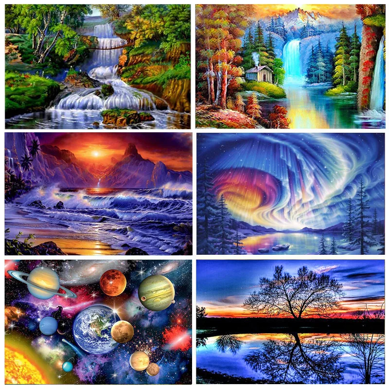 DIY 5D Diamond Painting Cross Stitch House Landscape Diamond Embroidery Flowers Full Round Drill Rhinestones Home Decor
DIY 5D Diamond Painting Cross Stitch House Landscape Diamond Embroidery Flowers Full Round Drill Rhinestones Home Decor