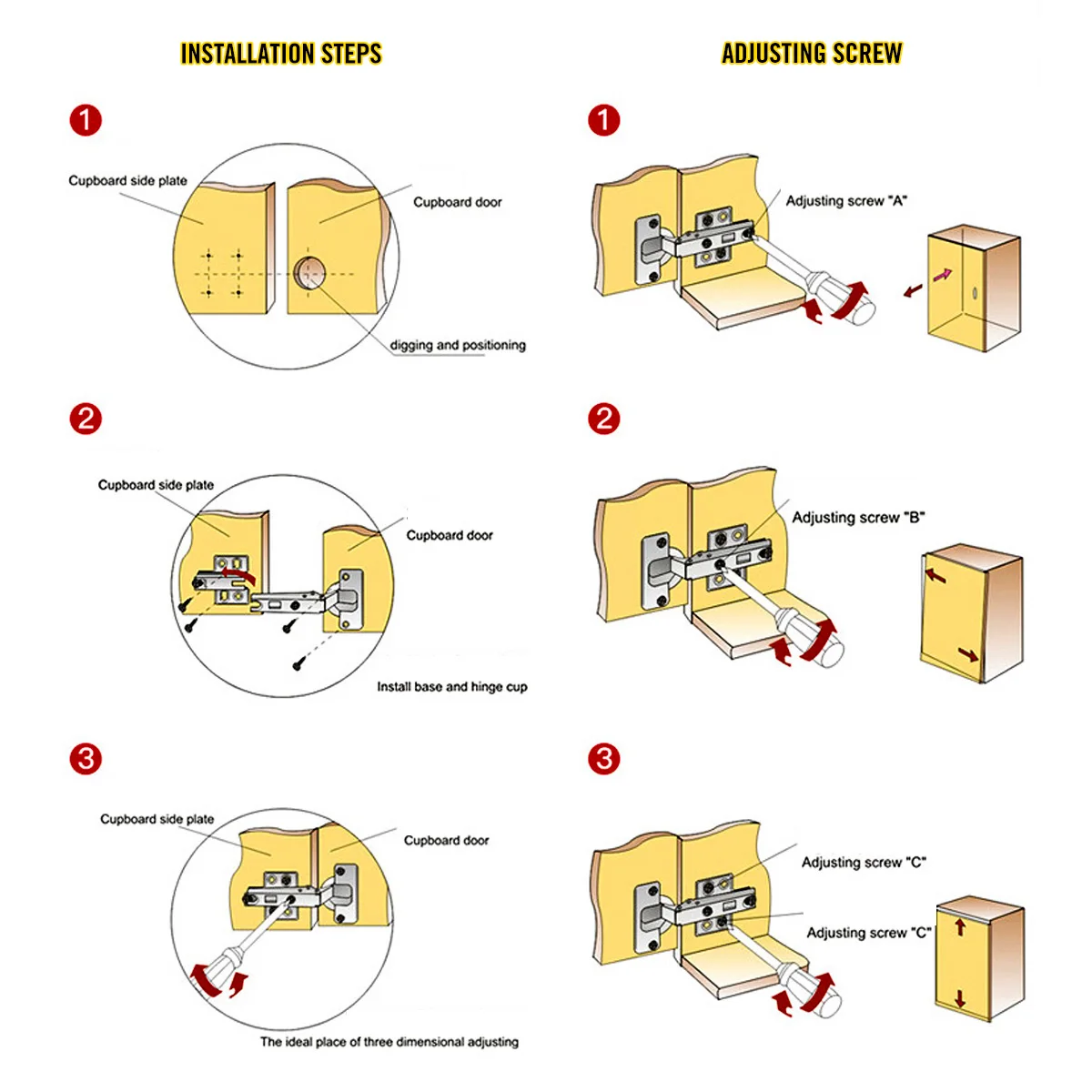 Woodworking Hole Drilling Guide Locator 35mm Hinge Boring Jig with Fixture Aluminum Alloy Hole Opener Template Door Cabinets
Woodworking Hole Drilling Guide Locator 35mm Hinge Boring Jig with Fixture Aluminum Alloy Hole Opener Template Door Cabinets