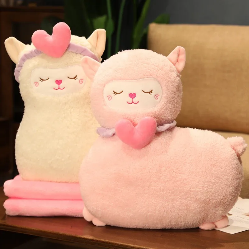 Kawaii повязка на голову в форме сердца Альпака Плюшевые игрушки Мягкая милая кукла из ягненка подушка в виде животного с одеялом мягкая подуш...
Kawaii повязка на голову в форме сердца Альпака Плюшевые игрушки Мягкая милая кукла из ягненка подушка в виде животного с одеялом мягкая подуш...