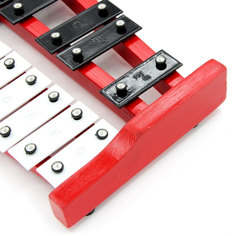 Red Wooden Sopranoxylophone with 25 Metal Keys for Adults and Kids - Includes 2 Plastic Beaters
Red Wooden Sopranoxylophone with 25 Metal Keys for Adults and Kids - Includes 2 Plastic Beaters