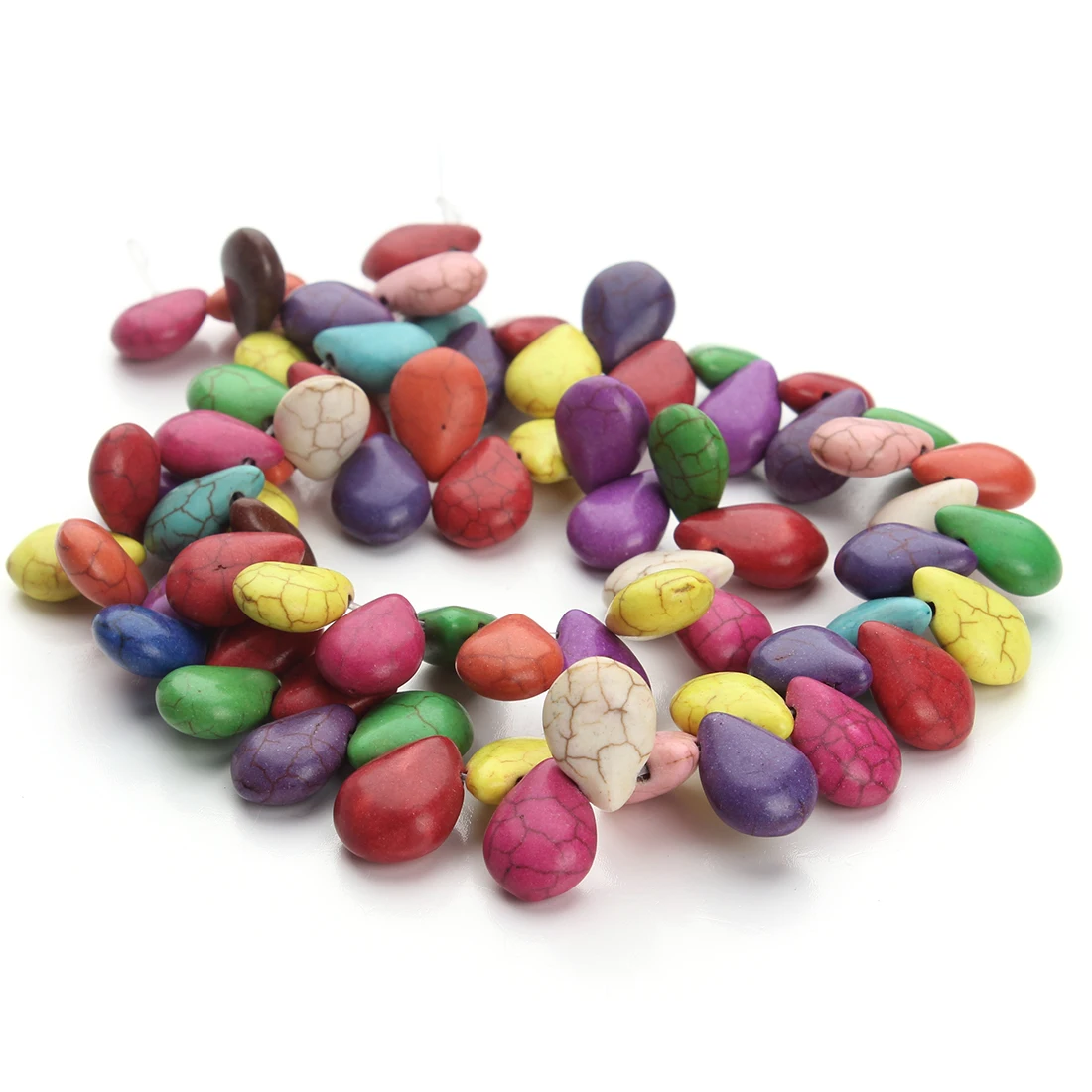 Approx.62pcs/pack Tear Drop Loose Bulk Spacer Bulk Beads 1cm*1.4cm*0.5cm for DIY Jewelry Making Findings
Approx.62pcs/pack Tear Drop Loose Bulk Spacer Bulk Beads 1cm*1.4cm*0.5cm for DIY Jewelry Making Findings