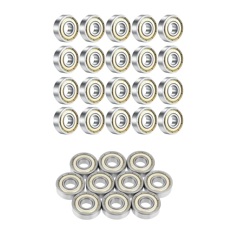 20Pcs 608ZZ Double Shielded Ball Bearing With 10Pcs 6000Zz Bearing Wheel Double-Sided Metal Sealed Ball Bearing Steel
20Pcs 608ZZ Double Shielded Ball Bearing With 10Pcs 6000Zz Bearing Wheel Double-Sided Metal Sealed Ball Bearing Steel