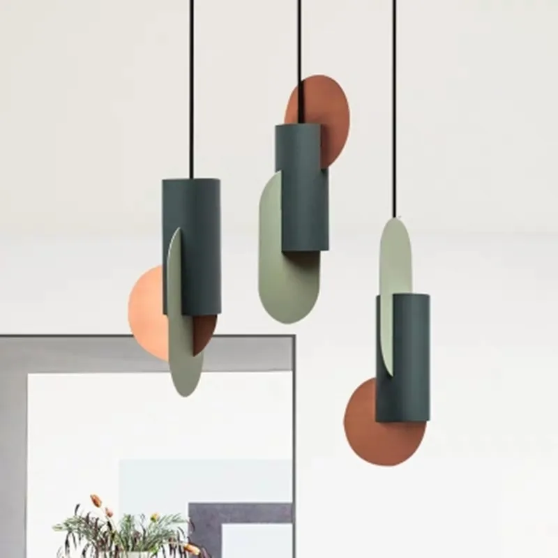 Nordic Simple Creative Geometric Drawing Led Pendant Lights Coloured Danish Design Restaurant Bedroom Model Room Art Decor Home
Nordic Simple Creative Geometric Drawing Led Pendant Lights Coloured Danish Design Restaurant Bedroom Model Room Art Decor Home