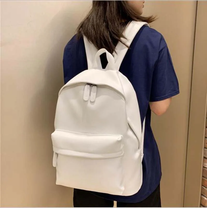 Preppy Style Men Women High Quality Soft Leather School Bag Luxury Designer Solid Double Zipper Shoulder Bags Travel Backpack
Preppy Style Men Women High Quality Soft Leather School Bag Luxury Designer Solid Double Zipper Shoulder Bags Travel Backpack
