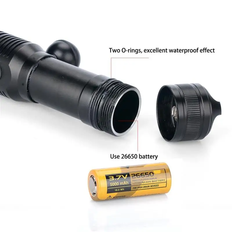 NEW Professional Diving Fill Light Photography Fill Light Diving Aluminum Alloy Flashlight LED Rechargeable Outdoor Light
NEW Professional Diving Fill Light Photography Fill Light Diving Aluminum Alloy Flashlight LED Rechargeable Outdoor Light