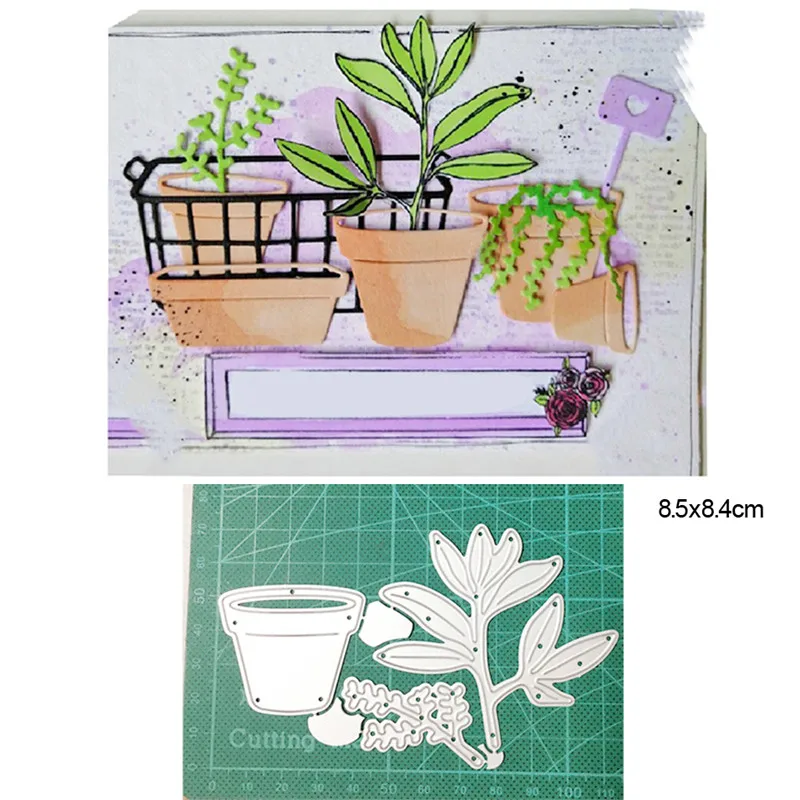 Craft dies metal cutting dies cut die Potted plants flower Scrapbooking dies paper crafts knife mould blade punch stencils dies
Craft dies metal cutting dies cut die Potted plants flower Scrapbooking dies paper crafts knife mould blade punch stencils dies