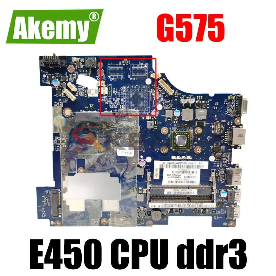 Akmey 11S11013 LA-6757P для Lenovo ideapad G575 материнская плата для ноутбука E450 CPU ddr3
Akmey 11S11013 LA-6757P для Lenovo ideapad G575 материнская плата для ноутбука E450 CPU ddr3