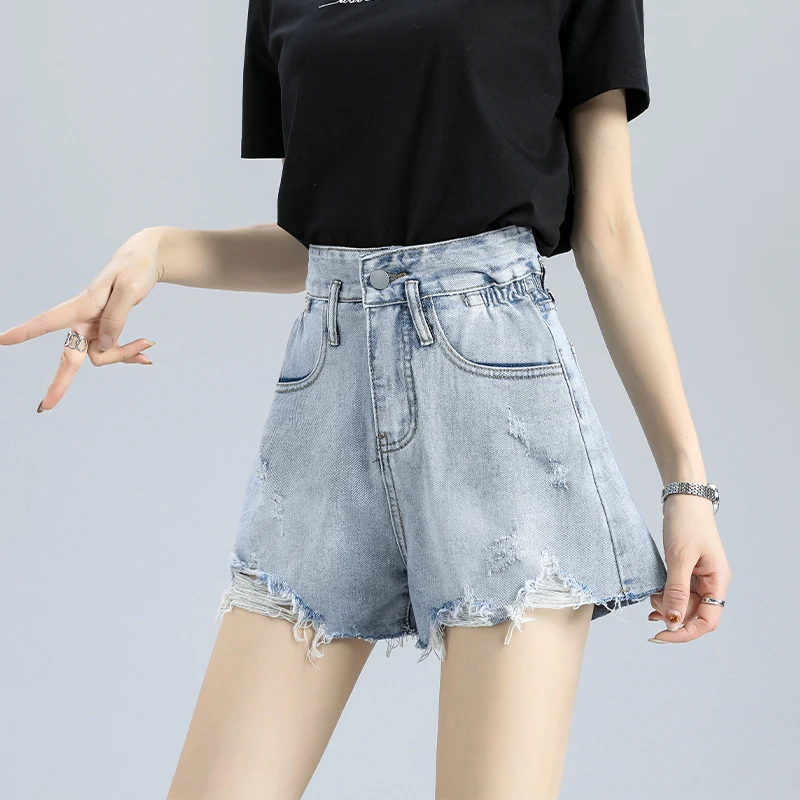 Zoenova Classic Washed Light Blue Jeans High Waist Ultra-Shorts Sexy Beach Summer Hot Sale Ladies Denim Pants
Zoenova Classic Washed Light Blue Jeans High Waist Ultra-Shorts Sexy Beach Summer Hot Sale Ladies Denim Pants