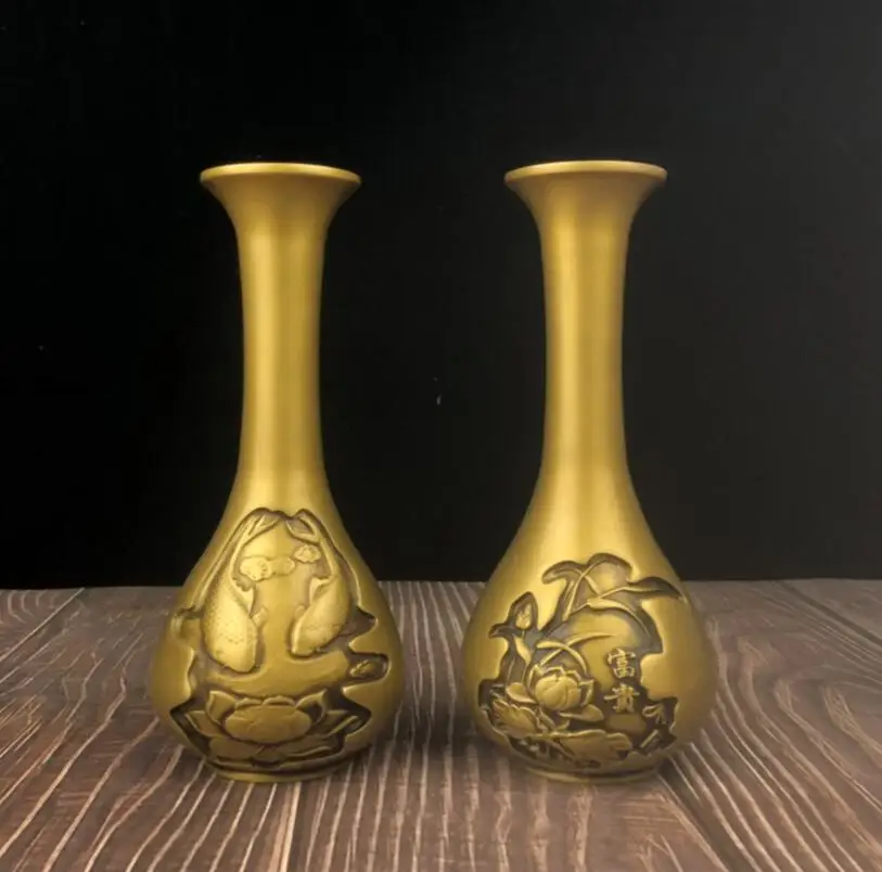 Китай (материк) архаизмы латунь лотоса ваза в виде рыбы ремесла статуя пара
Китай (материк) архаизмы латунь лотоса ваза в виде рыбы ремесла статуя пара