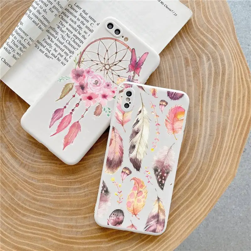 Dreamcatcher feather art Phone Case Candy Color for iPhone 6 7 8 11 12 13 s mini pro X XS XR MAX Plus
Dreamcatcher feather art Phone Case Candy Color for iPhone 6 7 8 11 12 13 s mini pro X XS XR MAX Plus