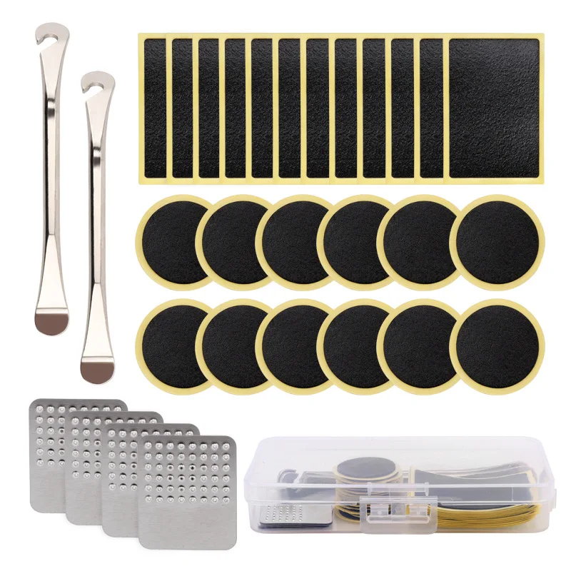 30pcs Bicycle Tire Repair Set Outdoor Sports Tire Lever Repair Kit Mountain Bike Quick Tire Repair Glue-free Tire Repair Kits
30pcs Bicycle Tire Repair Set Outdoor Sports Tire Lever Repair Kit Mountain Bike Quick Tire Repair Glue-free Tire Repair Kits