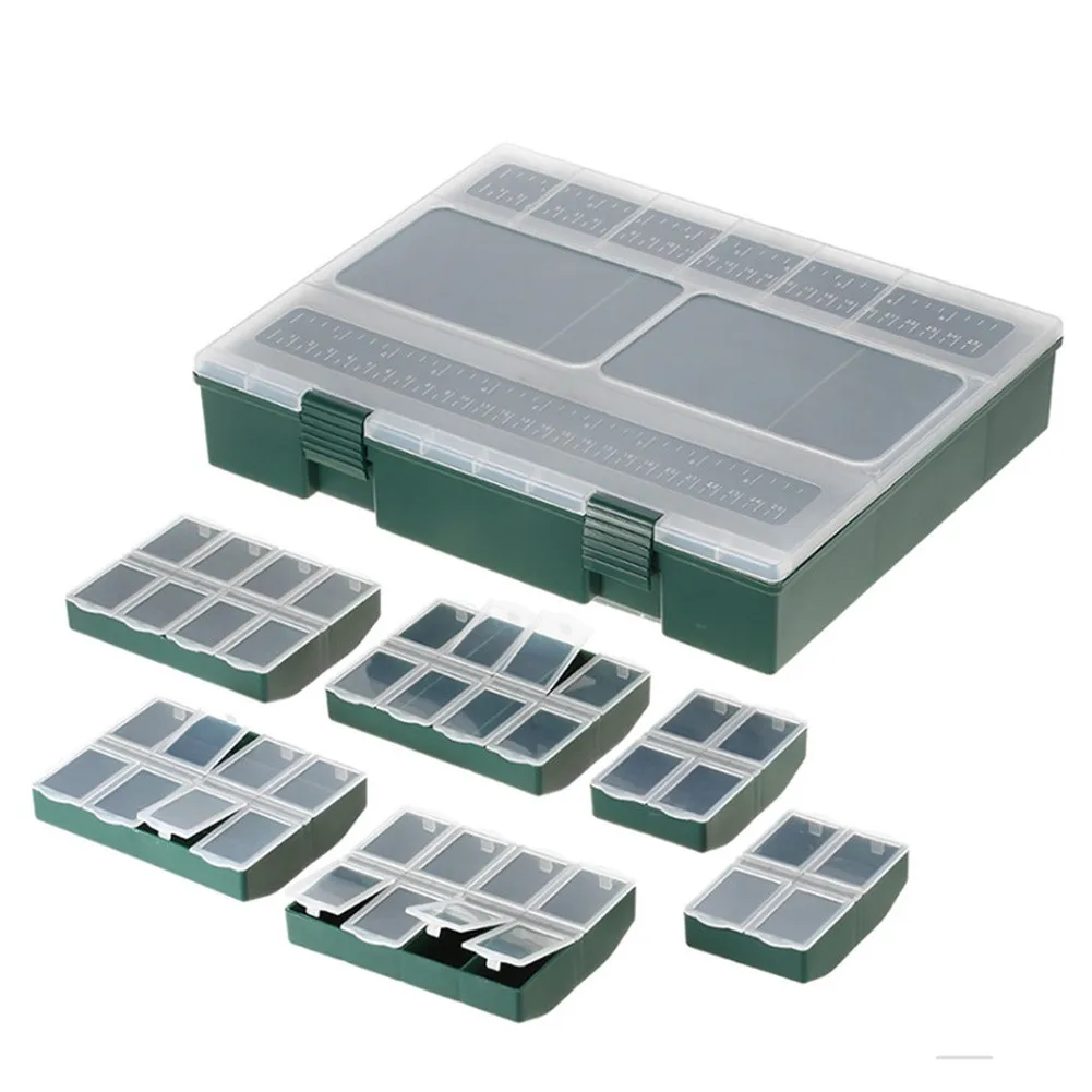 6+1 Fishing Tackle Bit Box System For Hooks Swivels Rigs Carp Fishing Tackle Box Large Capacity Boxes Carp Coarse Fishing Tackle
6+1 Fishing Tackle Bit Box System For Hooks Swivels Rigs Carp Fishing Tackle Box Large Capacity Boxes Carp Coarse Fishing Tackle