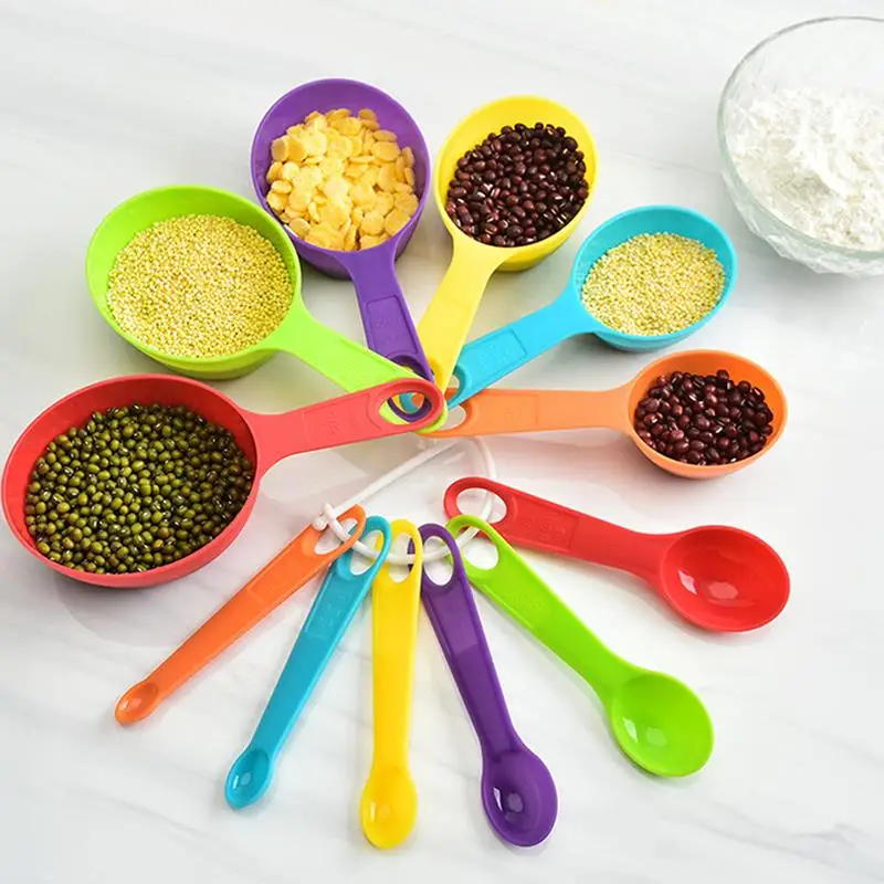 12pcs Multicolor Kitchen Measure Set Professional Home Measuring Cup Kit Plastic Handle Kitchen Measure Tool Cocina Accesorio
12pcs Multicolor Kitchen Measure Set Professional Home Measuring Cup Kit Plastic Handle Kitchen Measure Tool Cocina Accesorio