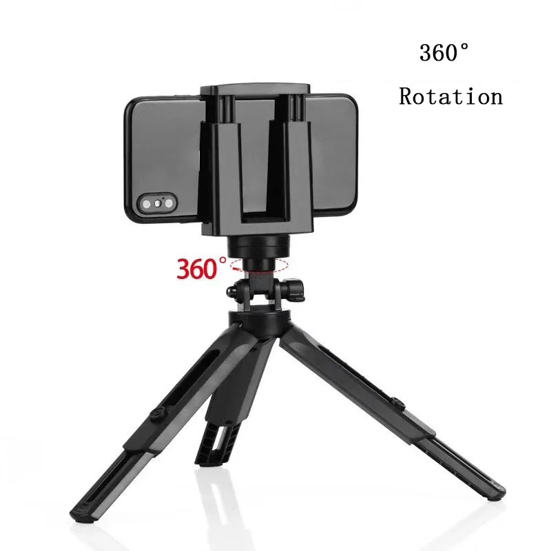 Mini Desktop Tripod 360 Degree Rotation Phone Holder Clip Stand For Mobile Phones Foldable Portable Lightweight Camera Tripod
Mini Desktop Tripod 360 Degree Rotation Phone Holder Clip Stand For Mobile Phones Foldable Portable Lightweight Camera Tripod