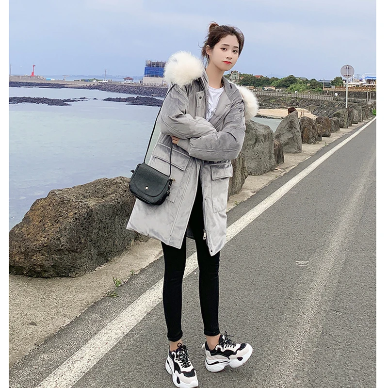 Thicken Long Parkas Women Warm Hooded Korean Loose Parkas 2021 Winter Student Outerwear Cotton Padded Jackets Female CX1783
Thicken Long Parkas Women Warm Hooded Korean Loose Parkas 2021 Winter Student Outerwear Cotton Padded Jackets Female CX1783