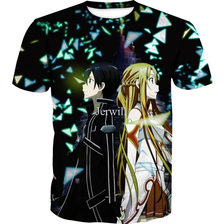Sword Art T Shirt 3D Printing Men And Women Fitness Clothing Men's Shirt Fun Casual T-shirt
Sword Art T Shirt 3D Printing Men And Women Fitness Clothing Men's Shirt Fun Casual T-shirt