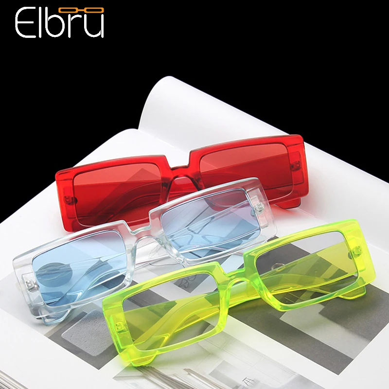 Elbru Fashion Rectangle Candy Color Sunglasses Brand Designer Transparent Sunshades Colorful Eyewear For Women UV400 Sun Glasses
Elbru Fashion Rectangle Candy Color Sunglasses Brand Designer Transparent Sunshades Colorful Eyewear For Women UV400 Sun Glasses