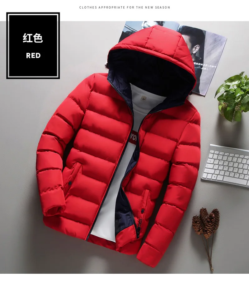 Zogaa Brand New Men Parka Winter Warm Thicken Jacket Coat Fashion Casual Hooded Zipper Short Overcoats Cotton Patchwork Outwear
Zogaa Brand New Men Parka Winter Warm Thicken Jacket Coat Fashion Casual Hooded Zipper Short Overcoats Cotton Patchwork Outwear