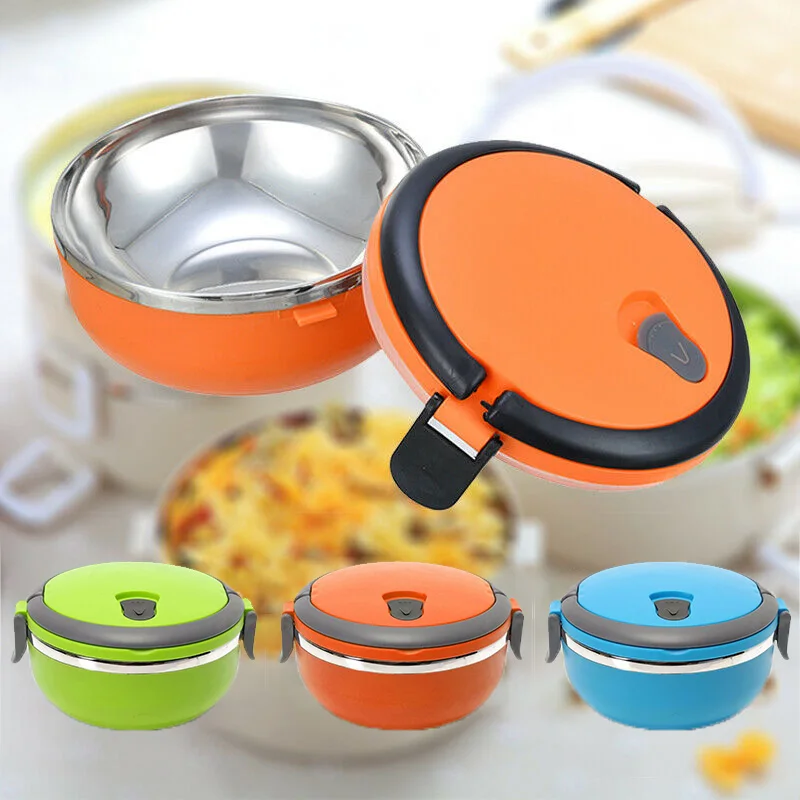 1 * Stainless Steel Tableware Lunch Box Round 1 Layer Insulated Food Thermal Containers Lunch Box Case Kitchen Tools
1 * Stainless Steel Tableware Lunch Box Round 1 Layer Insulated Food Thermal Containers Lunch Box Case Kitchen Tools