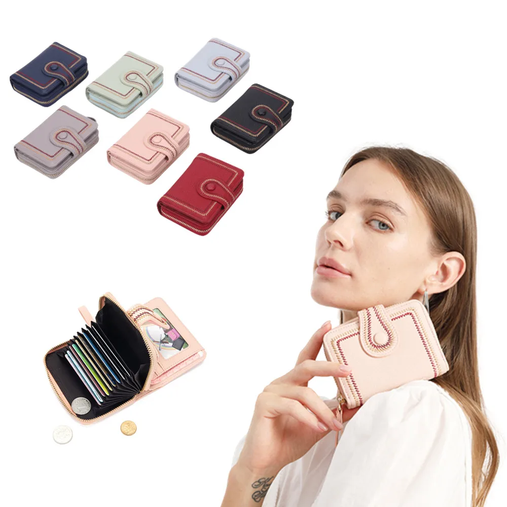 New High Quality Embroidered Organ Card Case For Women Pu Leather Coin Wallet Women Card Holders Lady Girl Mini Money Bag
New High Quality Embroidered Organ Card Case For Women Pu Leather Coin Wallet Women Card Holders Lady Girl Mini Money Bag