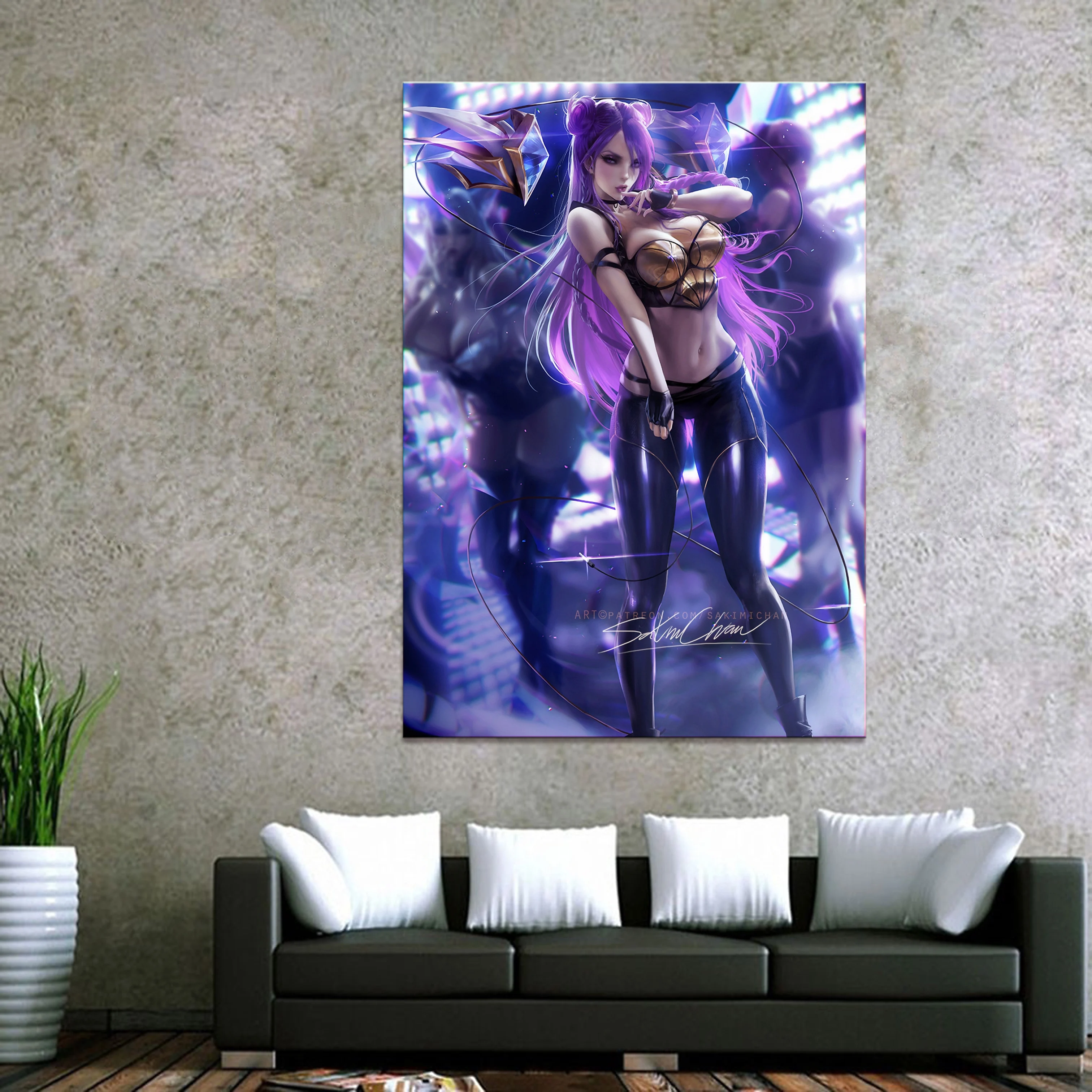 Home Decor Canvas LOL Game 1 Piece Sexy Kaisa KDA Poster Prints Picture Wall Decoration Painting Wholesale
Home Decor Canvas LOL Game 1 Piece Sexy Kaisa KDA Poster Prints Picture Wall Decoration Painting Wholesale