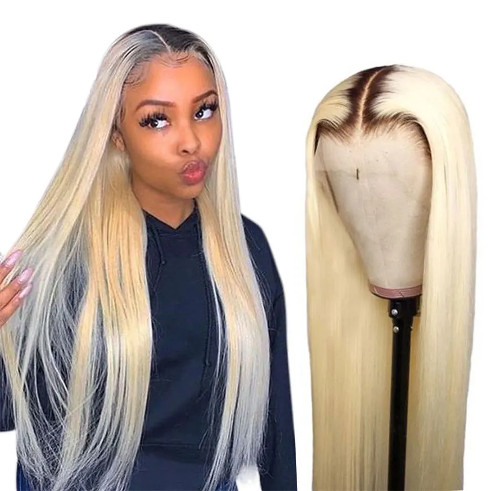 1B 613 Ombre Blonde Lace Front Human Hair Wigs With Baby Hair Straight Frontal Wig Pre Plucked Brazilian Remy Hair 150% Density
1B 613 Ombre Blonde Lace Front Human Hair Wigs With Baby Hair Straight Frontal Wig Pre Plucked Brazilian Remy Hair 150% Density