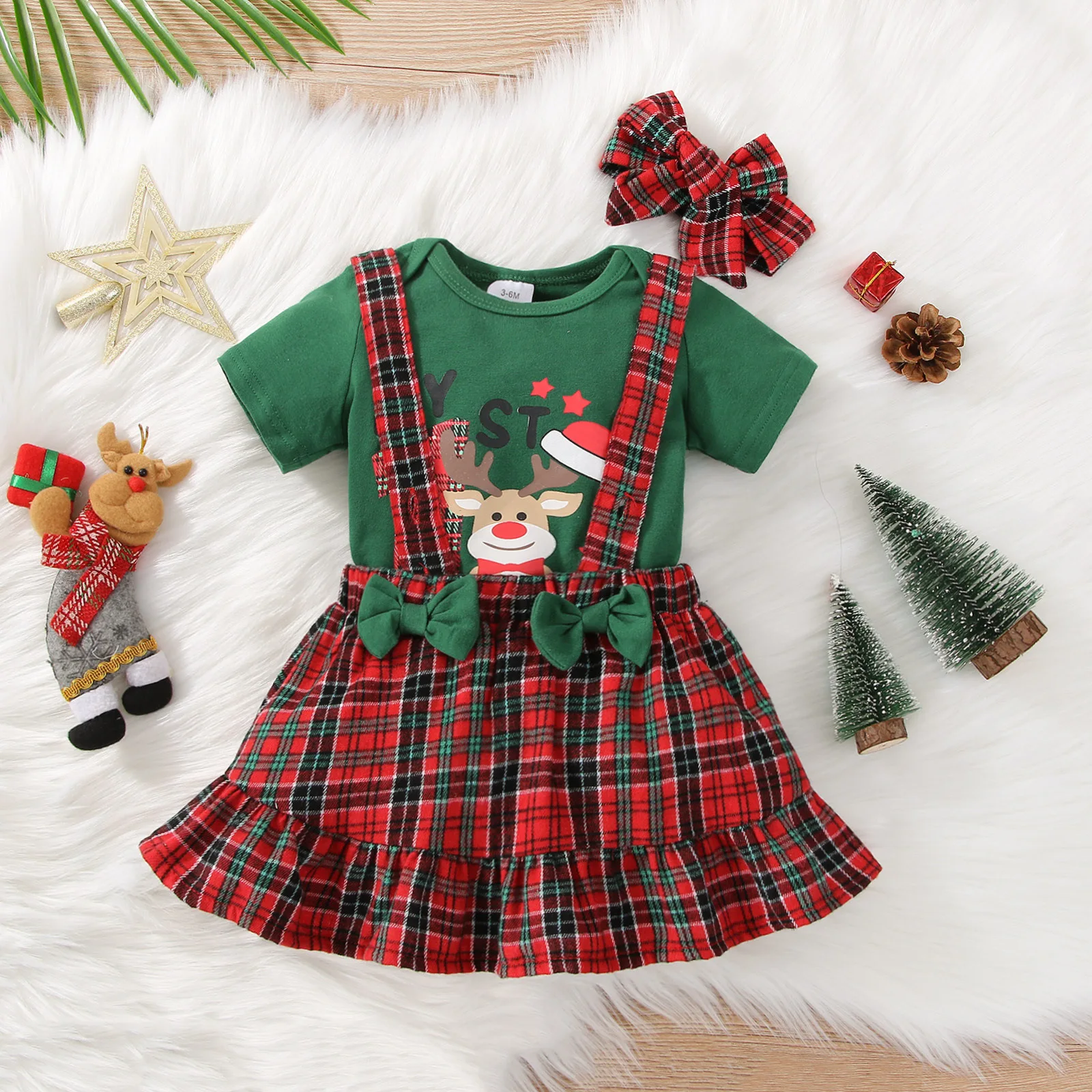 Autumn Spring Toddler Infant Girl Christmas Clothing Set Letter Printing Tops + Plaid Skirts Red Dress Xmas Baby Costumes
Autumn Spring Toddler Infant Girl Christmas Clothing Set Letter Printing Tops + Plaid Skirts Red Dress Xmas Baby Costumes