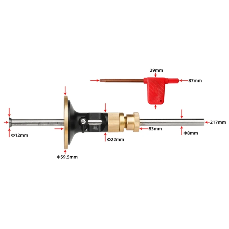 Carpenter Wood Scribe Tool Woodworking Marking Scriber Cutting Gauge Accessories Jig Wheel Drop shipping | Инструменты