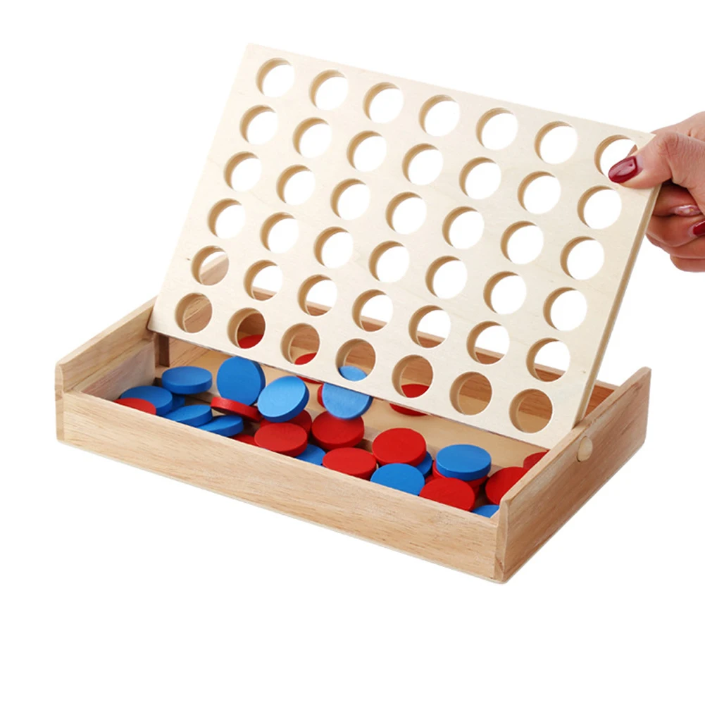 Kids Educational Math Toy Four-in-a-Row Chess Wood Box Play Intellective Educational Tool Party Baby Birthday for Boy Girl
Kids Educational Math Toy Four-in-a-Row Chess Wood Box Play Intellective Educational Tool Party Baby Birthday for Boy Girl