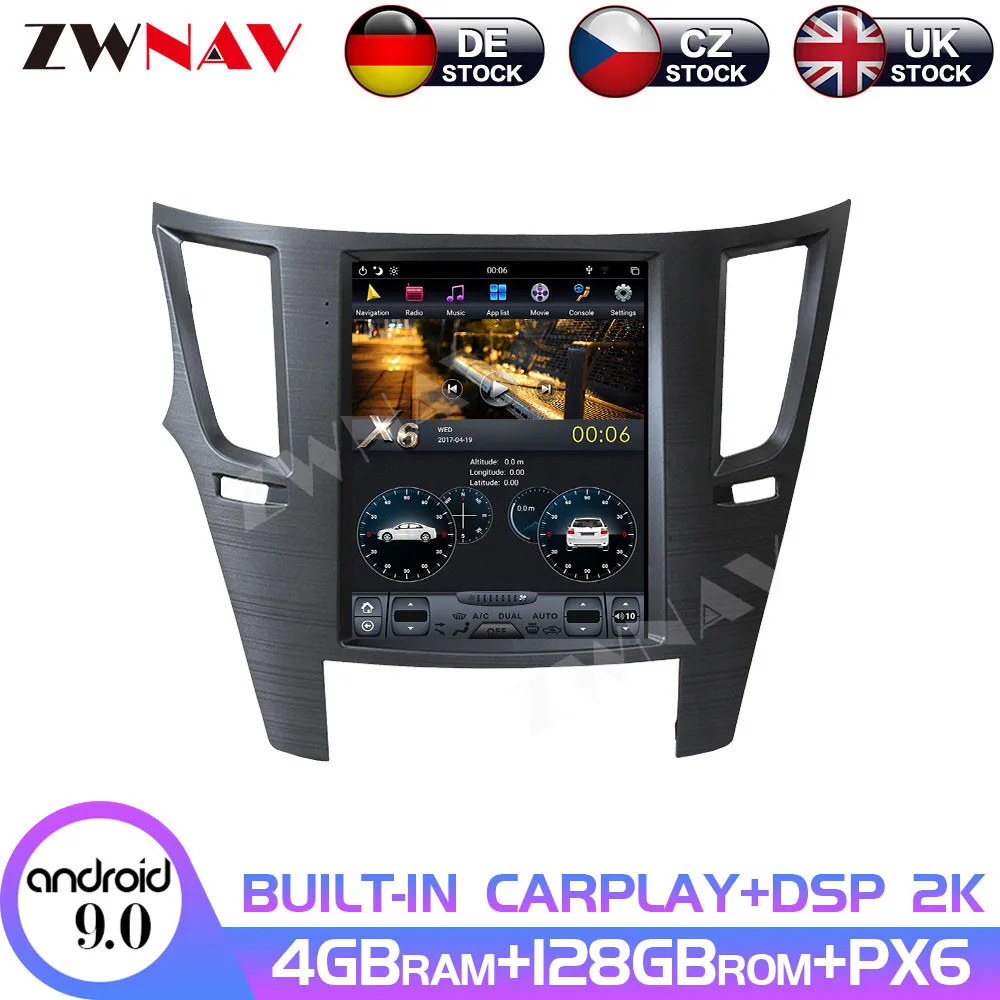 Android 9 4 + 128G PX6 Вертикальная Тесла с DSP Carplay Автомобильный мультимедийный без DVD-проигрывателя для Subaru Legacy Outback 2009-2014 радио
Android 9 4 + 128G PX6 Вертикальная Тесла с DSP Carplay Автомобильный мультимедийный без DVD-проигрывателя для Subaru Legacy Outback 2009-2014 радио